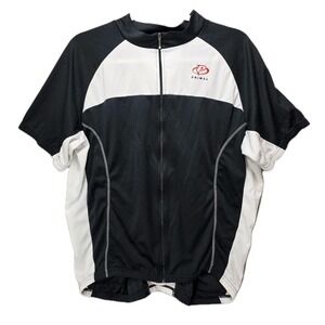 Primal Cycling Jersey Mens XXL 2XL Colorblock Full Zip Performance 3‎ Pockets